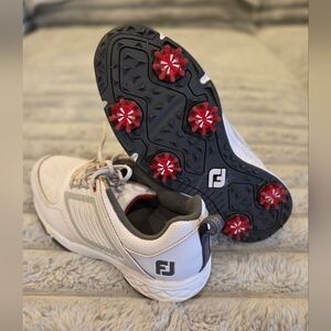 Kids White and Black Athletic Shoes